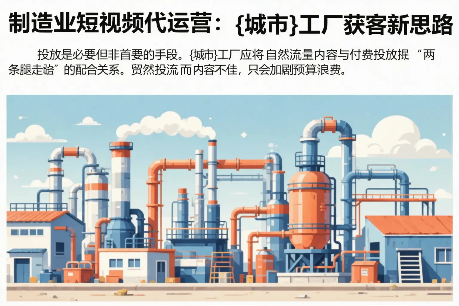 制造业短视频代运营:美兰工厂获客新思路